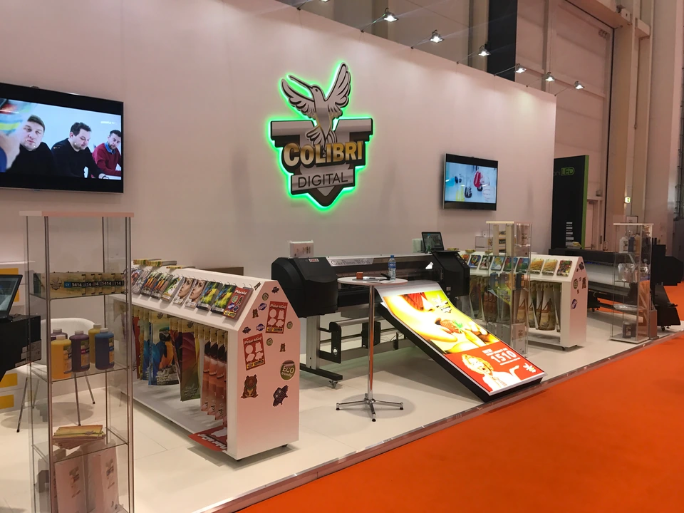 Colibri Digital printing equipment at FESPA