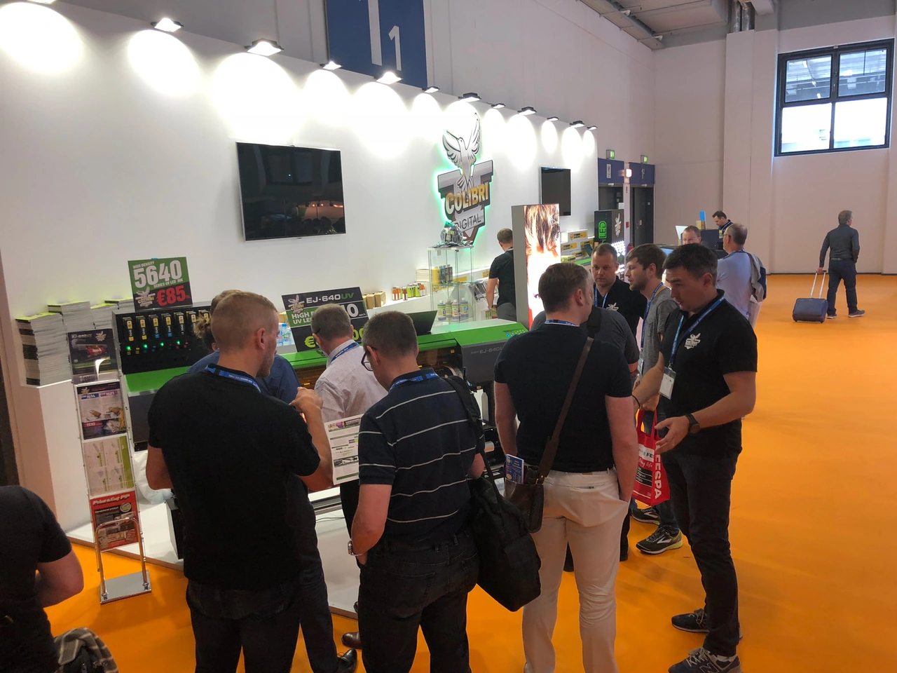 Colibri Digital equipment and exhibition stand at FESPA, archive view 1