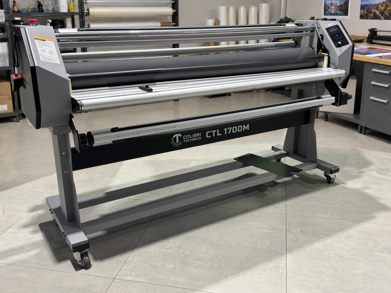 Colibri CTL1700M laminator in a print-finishing workshop