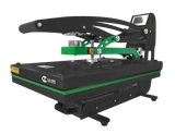 Colibri dual-core heat press shown open