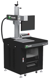 Colibri laser marking workstation in its original three-quarter view