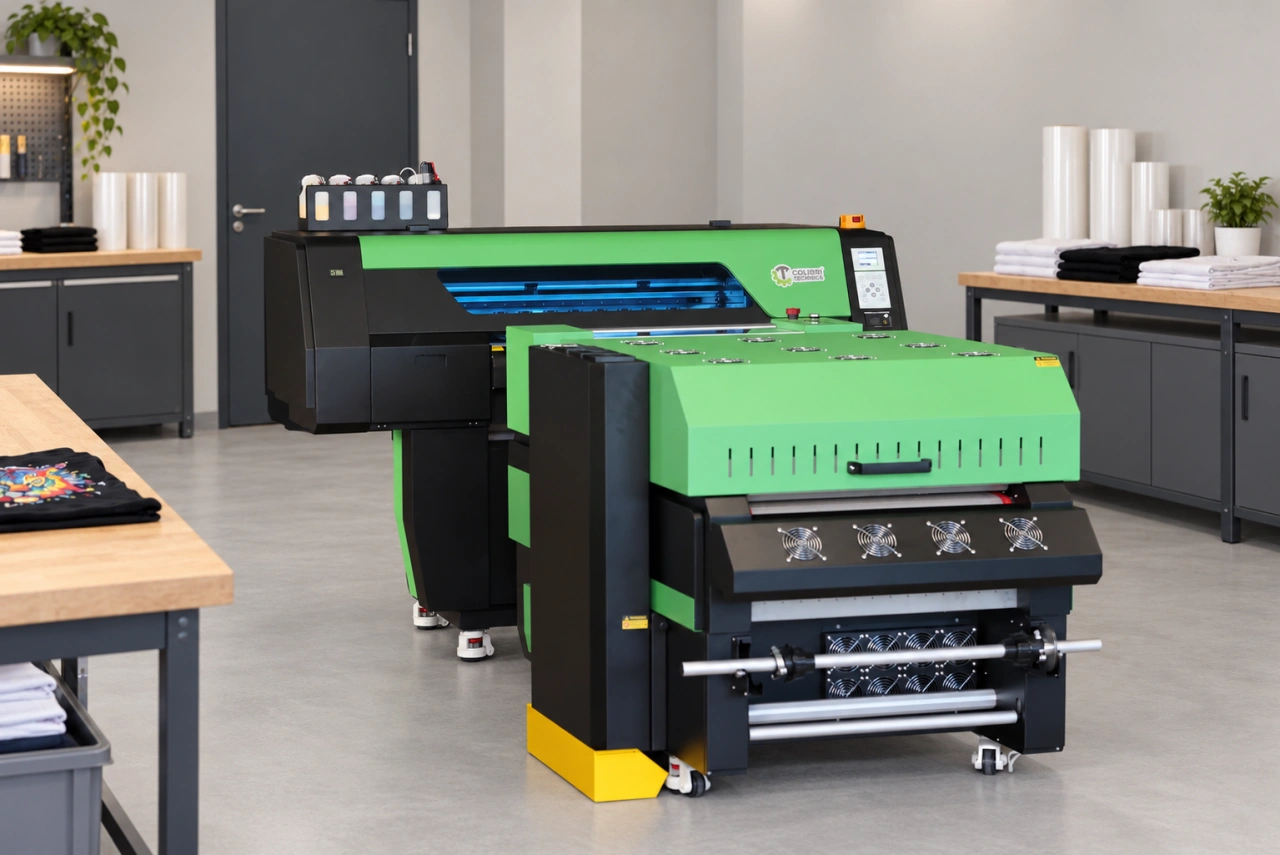 Colibri DTF ULTIMA R620 — front three-quarter view in a clean production workshop