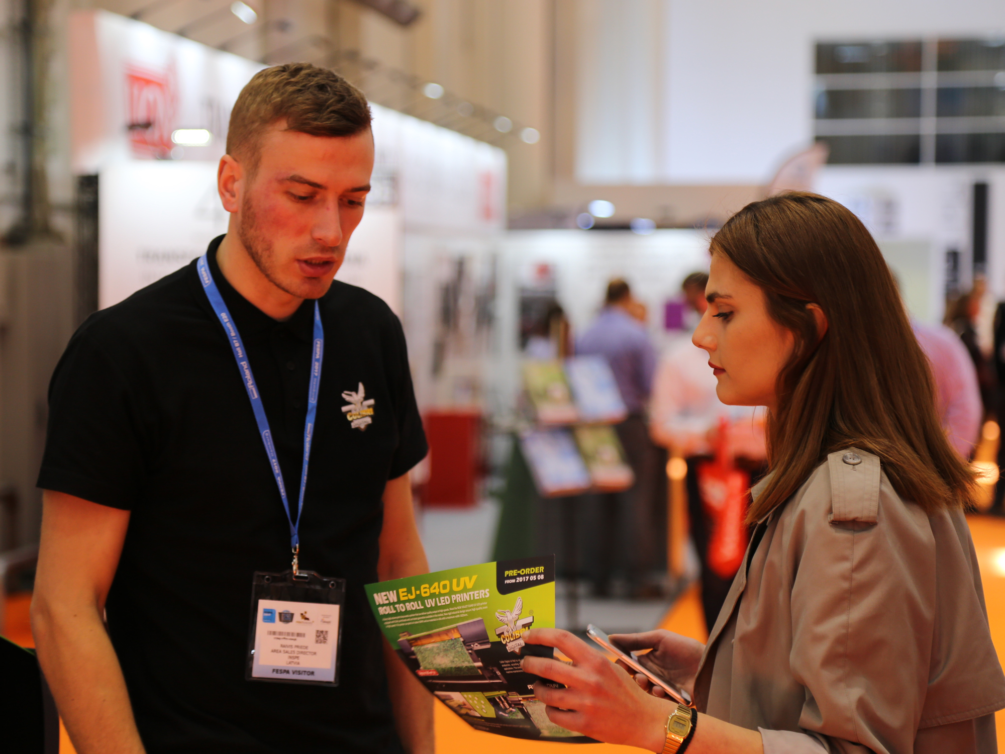 Colibri Digital equipment and exhibition stand at FESPA, archive view 6